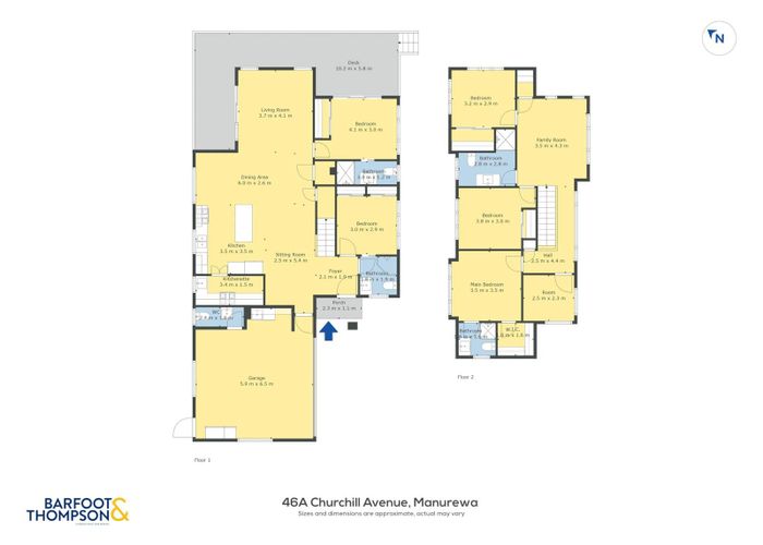  at 46A Churchill Avenue, Manurewa, Manukau City, Auckland