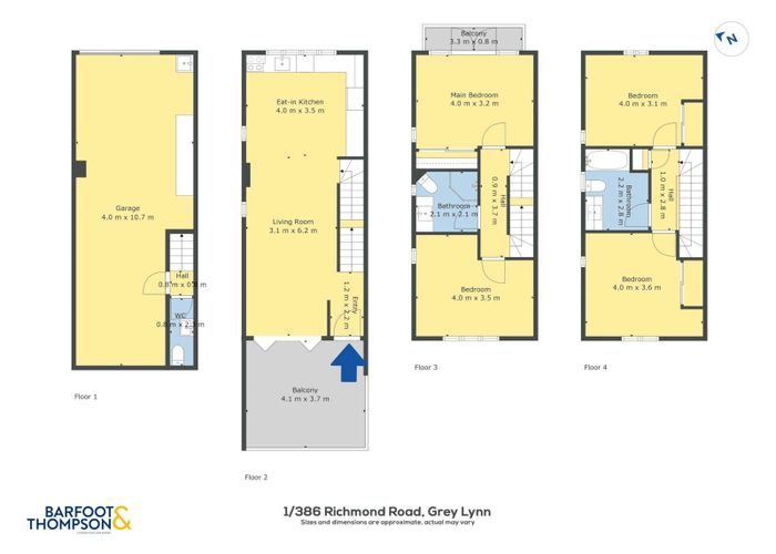  at 1/386 Richmond Road, Grey Lynn, Auckland