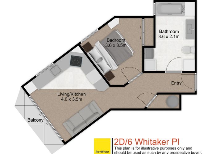  at 2D/6 Whitaker Place, Grafton, Auckland