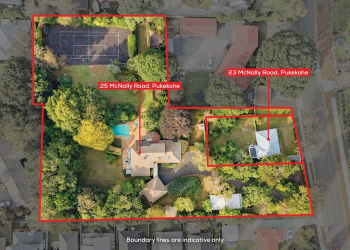  at 23 & 25 McNally Road, Pukekohe, Franklin, Auckland