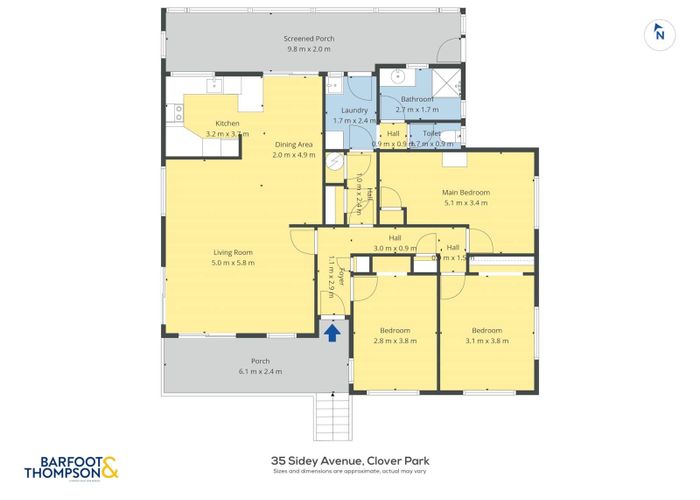  at 35 Sidey Avenue, Clover Park, Manukau City, Auckland