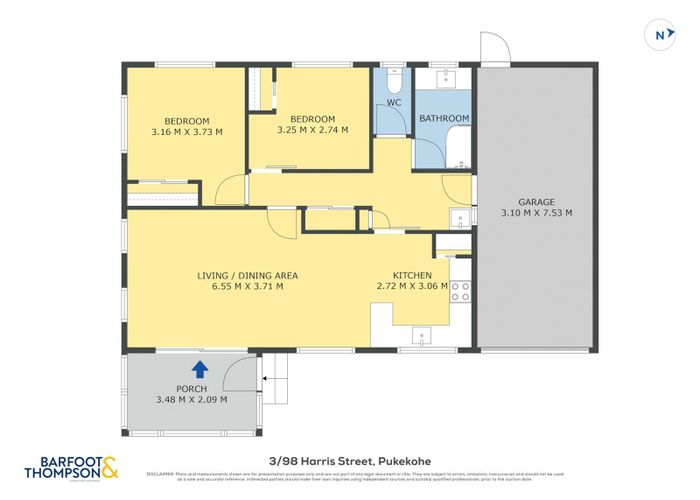  at 3/98 Harris Street, Pukekohe, Franklin, Auckland