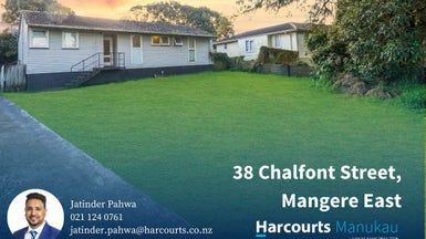  at 38 Chalfont Street, Mangere East, Auckland