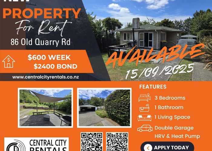  at 86 Old Quarry Road, Western Heights, Rotorua, Bay Of Plenty