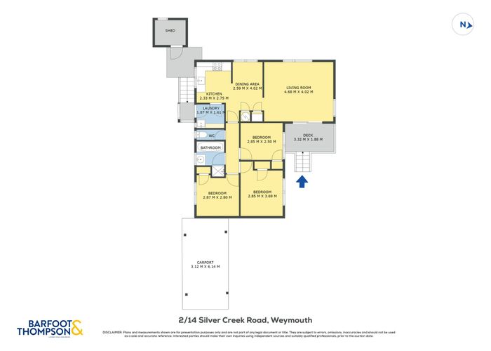  at 2/14 Silver Creek Road, Weymouth, Manukau City, Auckland