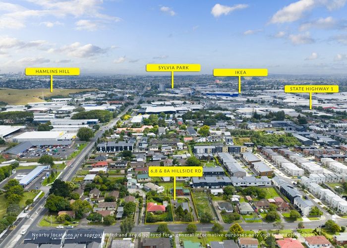  at 6,8 & 8A Hillside Road, Mount Wellington, Auckland City, Auckland