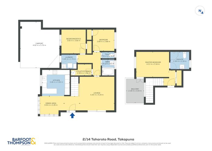  at 2/14 Taharoto Road, Takapuna, Auckland