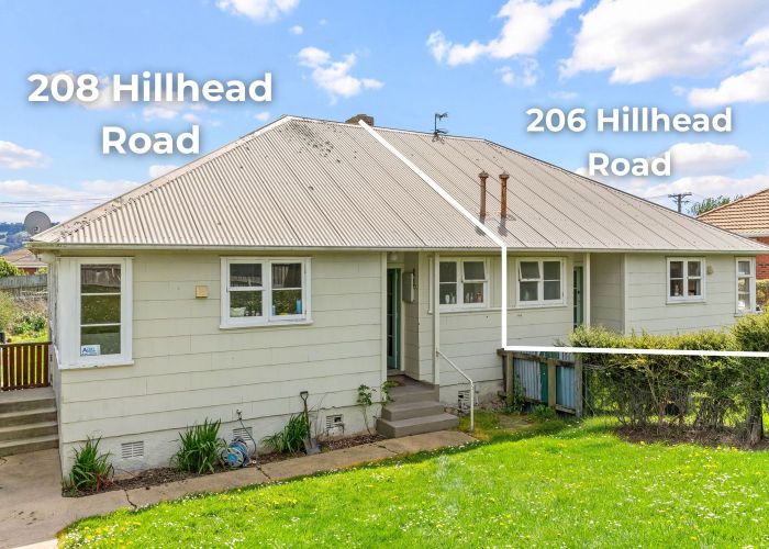  at 206 - 208 Hillhead Road, Corstorphine, Dunedin, Otago