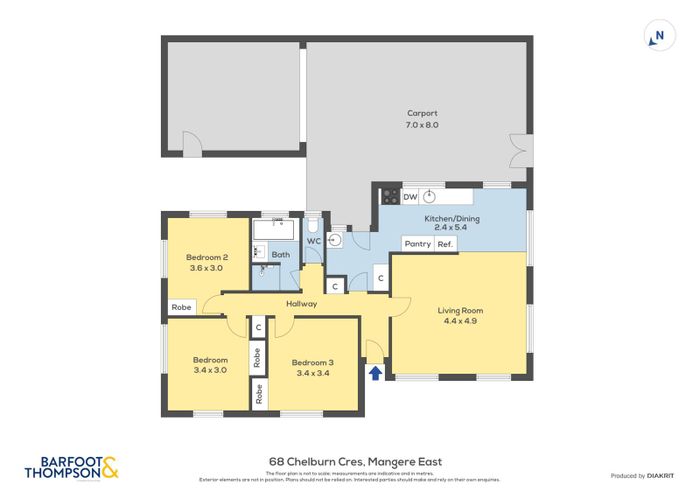  at 68 Chelburn Crescent, Mangere East, Auckland