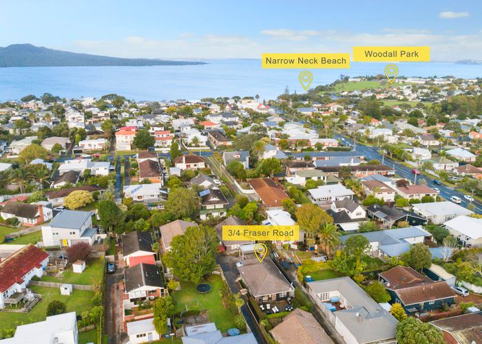  at 3/4 Fraser Road, Narrow Neck, Auckland
