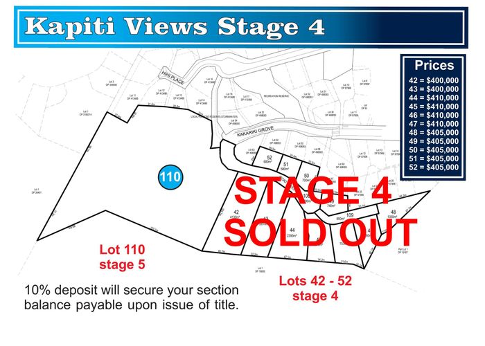  at Lot 35 - 50 Kapiti Views, Kakariki Grove, Waikanae, Kapiti Coast