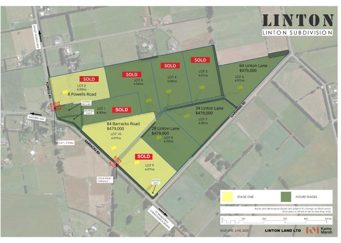  at 84 Barracks Road and 28, 34, 64 Linton Lane, Oxford, Waimakariri, Canterbury