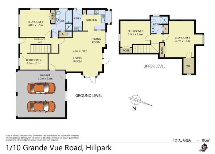  at 1/10 Grande Vue Road, Hillpark, Auckland