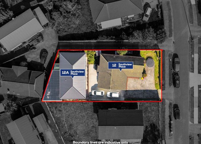  at 12 and 12A Southview Place, Manurewa, Manukau City, Auckland