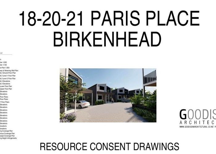  at 18,20 & 21 Paris Place, Birkenhead, North Shore City, Auckland