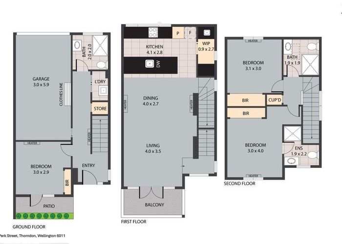  at 3B Park St, The Best of Inner City Living!, Thorndon, Wellington, Wellington