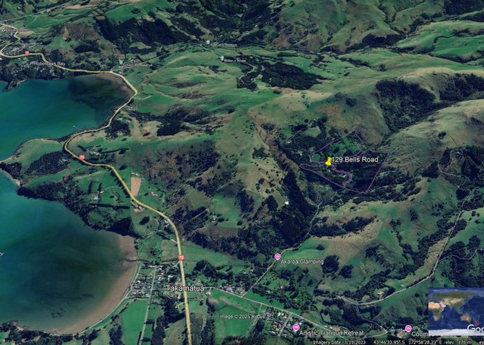  at 129 Bells Road, Akaroa, Banks Peninsula, Canterbury