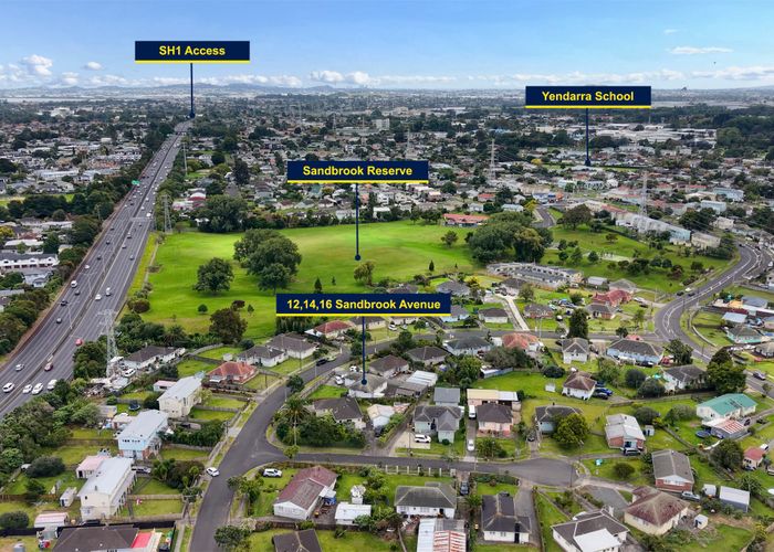  at 12,14,16 Sandbrook Avenue, Otara, Manukau City, Auckland