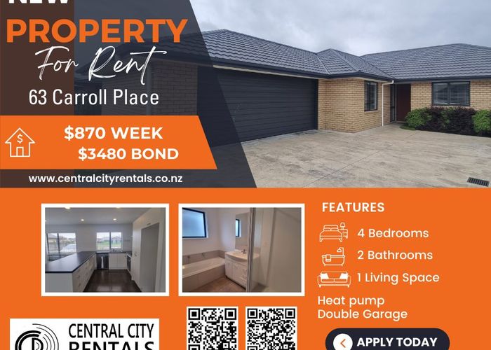  at 63 Carroll Place, Owhata, Rotorua, Bay Of Plenty