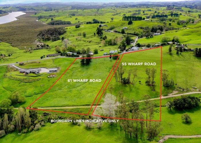  at 61 & 55 Wharf Road, Wellsford, Rodney, Auckland