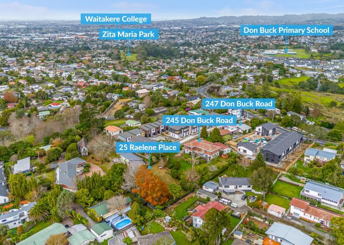  at 245, 247 Don Buck Road & 25 Raelene Place, Massey, Waitakere City, Auckland