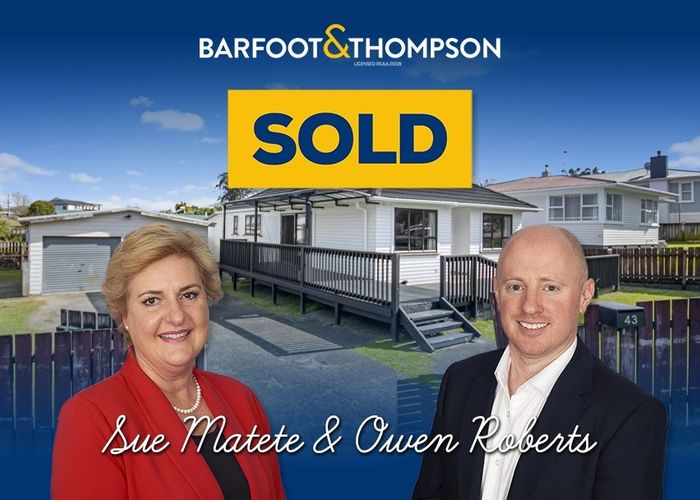  at 43 Beaumonts Way, Manurewa, Auckland