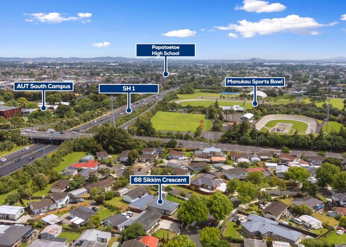  at 66 Sikkim Crescent, Clover Park, Manukau City, Auckland