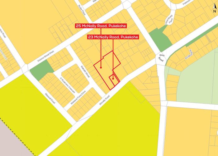  at 23 & 25 McNally Road, Pukekohe, Franklin, Auckland