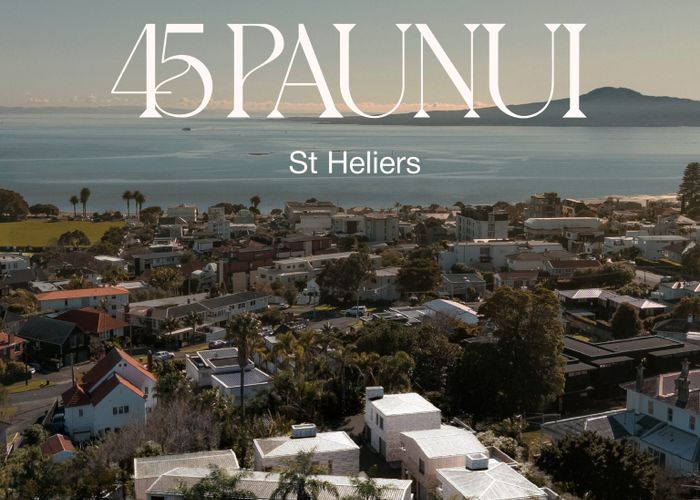  at 1/45 Paunui Street, Saint Heliers, Auckland City, Auckland