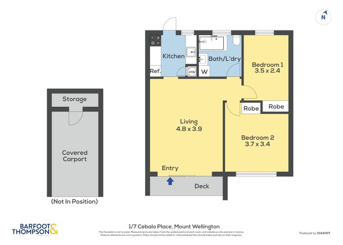  at 1/7 Cebalo Place, Mount Wellington, Auckland