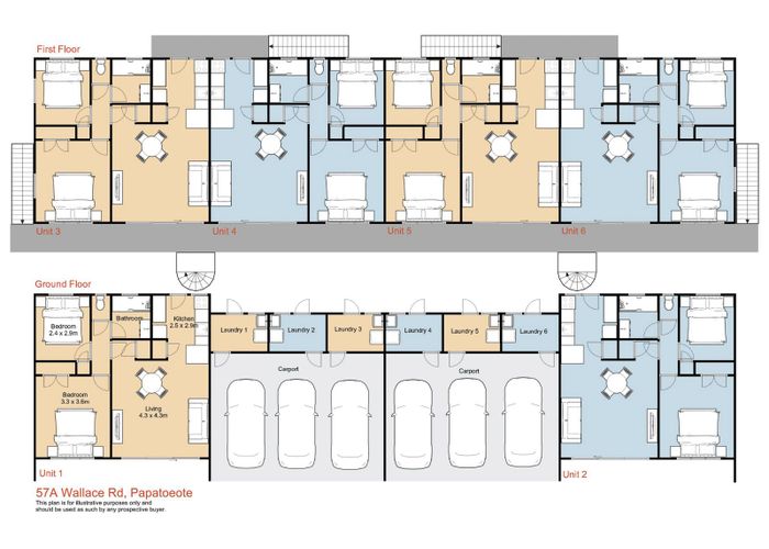  at 1 to 6/57A Wallace Road, Papatoetoe, Manukau City, Auckland