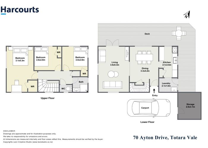  at 2/70 Ayton Drive, Totara Vale, North Shore City, Auckland