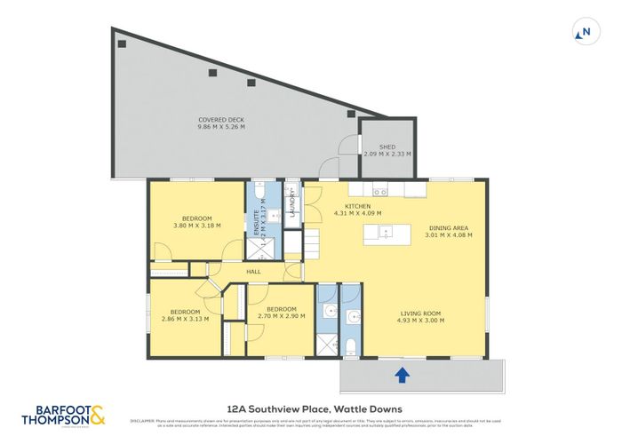  at 12 and 12A Southview Place, Manurewa, Manukau City, Auckland
