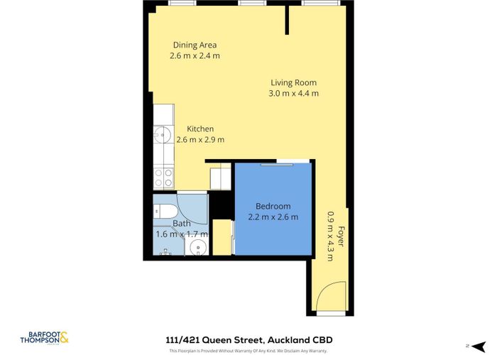  at 111/421 Queen Street, City Centre, Auckland City, Auckland