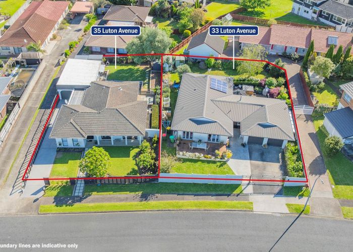  at 33 & 35 Luton Avenue, Sunnyhills, Manukau City, Auckland