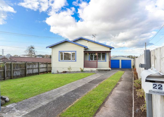  at 22 Taylor Street, Blockhouse Bay, Auckland City, Auckland