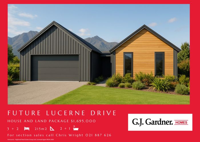  at Lot 6 Lucerne Drive, Wanaka, Wanaka, Otago
