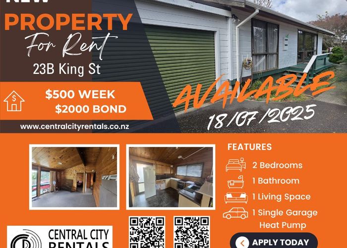  at 23B King Street, Victoria, Rotorua, Bay Of Plenty