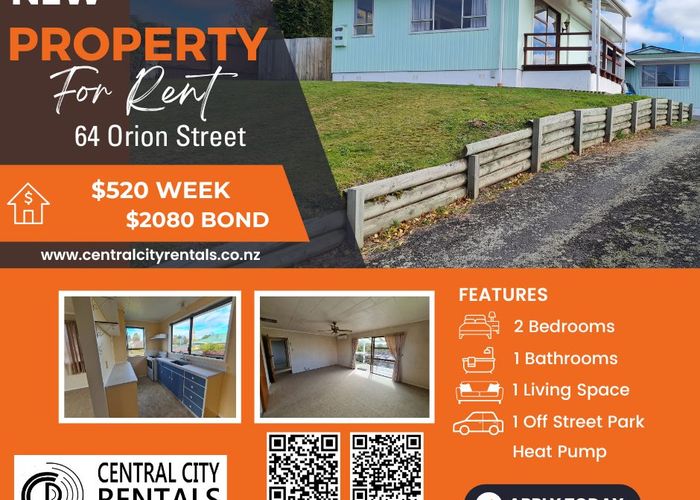  at 64 Orion Street, Sunnybrook, Rotorua, Bay Of Plenty