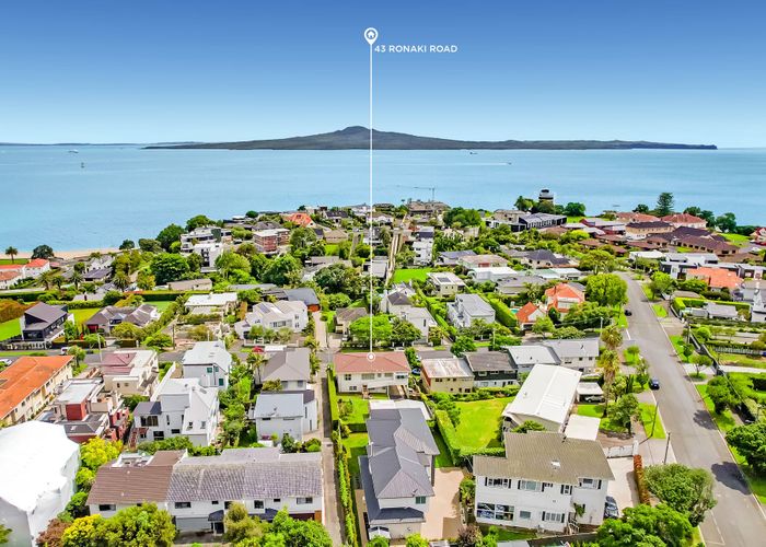 Free property data for 43 Ronaki Road, Mission Bay, Auckland homes.co.nz