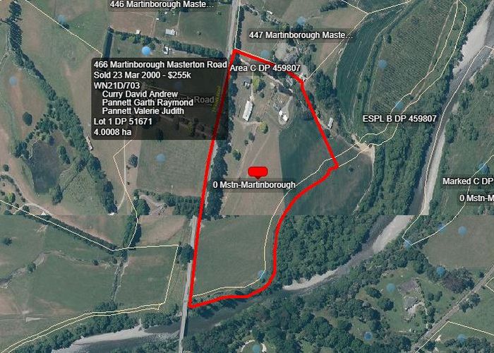  at 457 Te Whiti Road, Homebush, Masterton