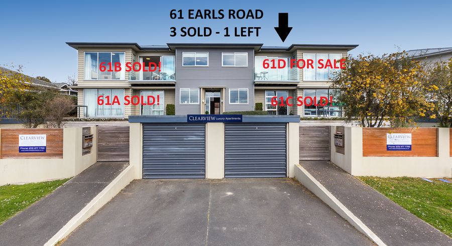  at 61D Earls Road, Saint Clair, Dunedin