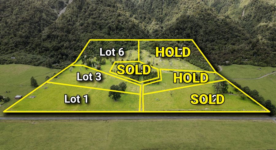  at 2237 Lake Brunner Road (lots 1,3,6,), Inchbonnie, Grey, West Coast