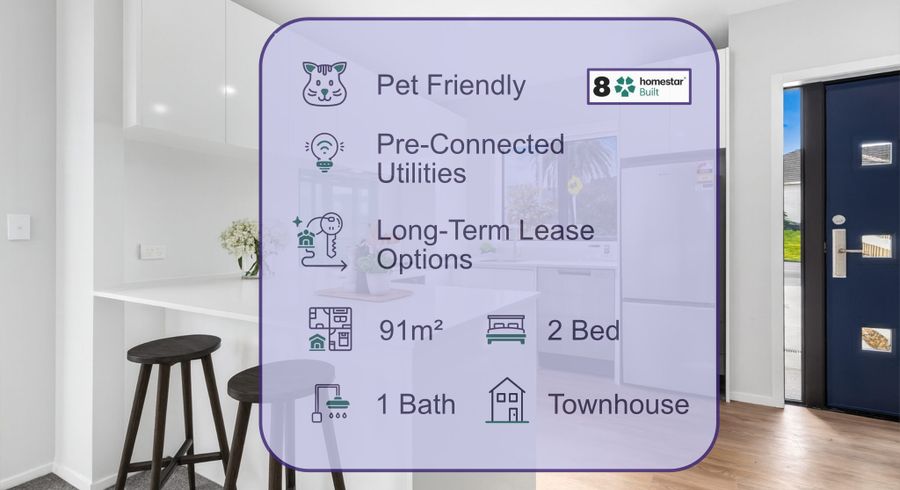  at Modern Homestar 8 Townhouse!, Glen Innes, Auckland City, Auckland