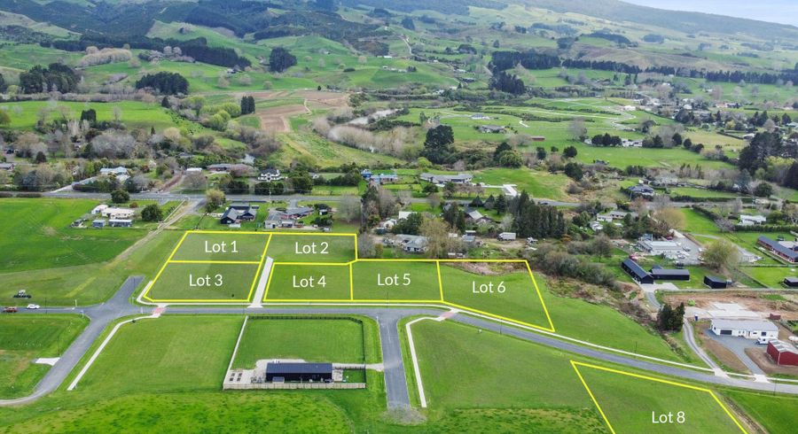  at Lots 1-6 & 8 Collinson Street, Pirongia, Waipa, Waikato