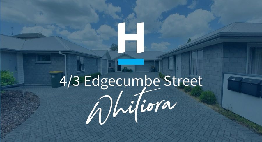  at 4/3 Edgecumbe Street, Whitiora, Hamilton, Waikato