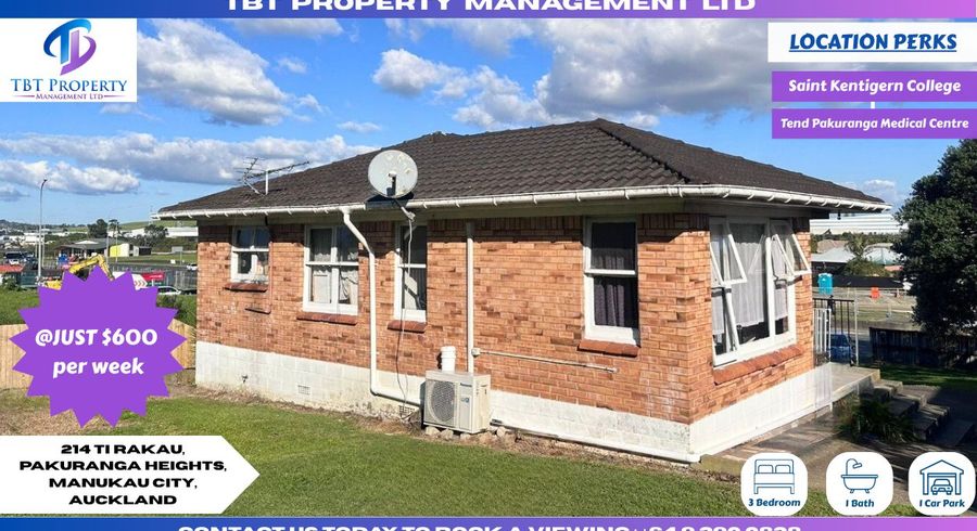  at 214 Ti Rakau, Pakuranga Heights, Manukau City, Auckland