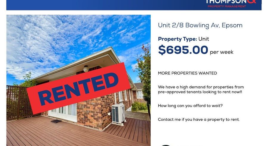  at 2/8 Bowling Avenue, Epsom, Auckland