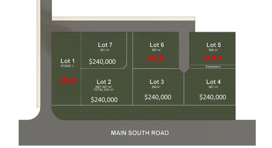  at Lots 2-7/402 Main South Road, Paroa, Grey, West Coast