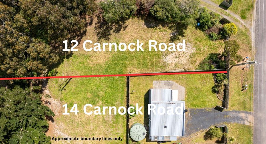  at 12 and 14 Carnock Road, Harwood, Dunedin, Otago